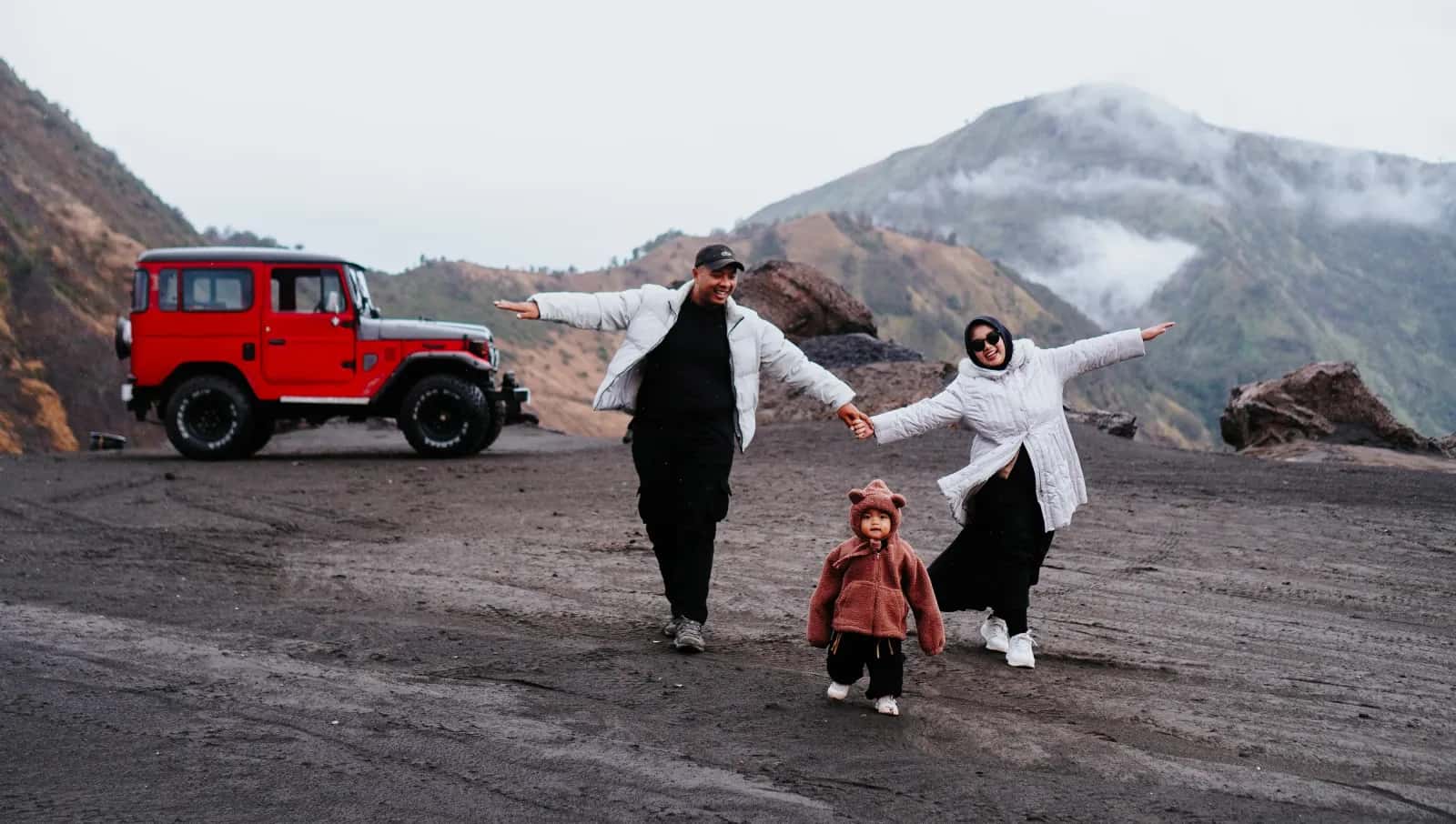 Family Trip Bromo